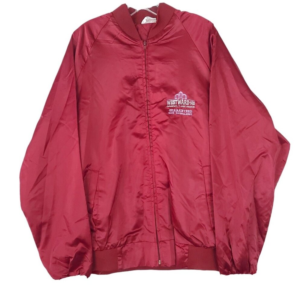 VTG WESTWARD HO CASINO LAS VEGAS $350,000 Slot Tournament RED SATIN JACKET